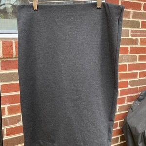 Gray classic skirt
